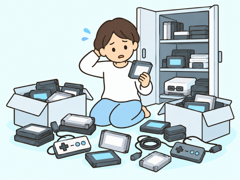 物が多すぎて片付かない