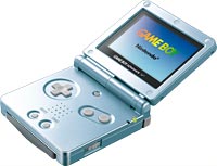 ゲームボーイアドバンスSP パールブルー